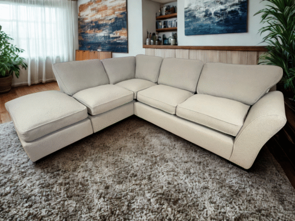Brand New Chichester corner sofa & footstool