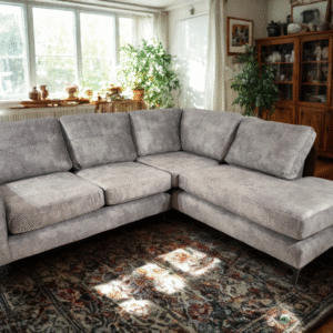Brand New “Ivy” corner sofa in Grey