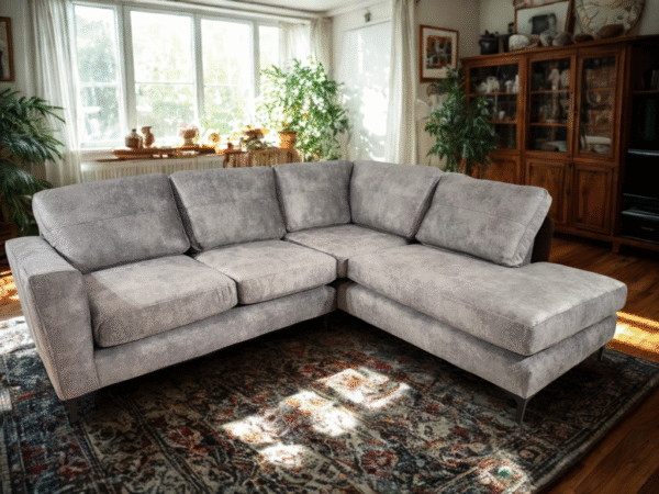 Brand New “Ivy” corner sofa in Grey